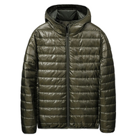 Karsson | Herren Warme Steppjacke | Daunenjacke Winter in Grün