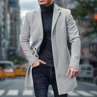 Gerbert | Trenchcoat Herren | Lange Jacke in Grau
