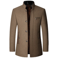 Howard | Herren Trenchcoat | Lange Jacke in Braun