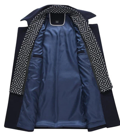 Severin | Herren Warme Trenchcoat | Wintermantel