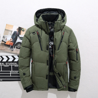 Jason | Herren Winterjacke mit Kapuze | Daunenjacke in Grün