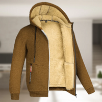 Hermann | Herren Warme Winterjacke | Mantel in Braun