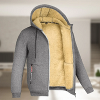 Hermann | Herren Warme Winterjacke | Mantel in Grau