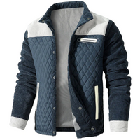 Konrad | Herren Warme Winterjacke | Steppjacke in Weiß