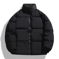 Jurgan | Herren Wasserdichte Steppjacke | Kurze Mantel in Schwarz