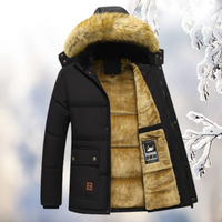 Rens | Herren Wasserdichte Winterjacke | Warm in Schwarz