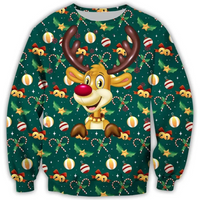 Ingo | Herren Weihnachts Pullover | Sweater in Grün 1