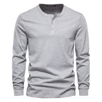 Manfred | Herren Weiß Sweatshirt | Langarm in Hellgrau