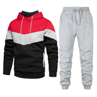 Bolton | Herren Weiß Trainingsanzug | Komplette Outfit in Rote