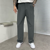 Leuthold | Herren Weite Hose | Elegant in Grau