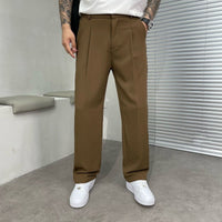 Leuthold | Herren Weite Hose | Elegant in Braun