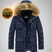 Herren Windbreaker und wasserdichte Jacke - Niels in Blau