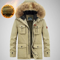 Herren Windbreaker und wasserdichte Jacke - Niels in Khaki