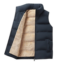 Nils | Herren Winter Bodywarmer | Daunenweste in Marineblau