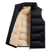 Nils | Herren Winter Bodywarmer | Daunenweste in Schwarz