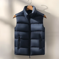 Milo | Herren Steppweste Ärmellos | Bodywarmer in Marineblau