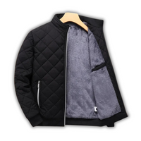 Kristoff | Herren Winter Bomberjacke | Schwarze in Schwarz