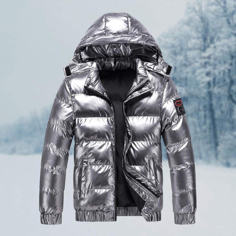 Walter | Herren Winter Daunenjacke | Steppjacke mit Kapuze