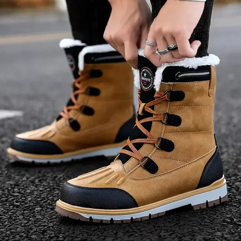 Otmer | Herren Gefüttert Schneestiefel | Wasserdicht