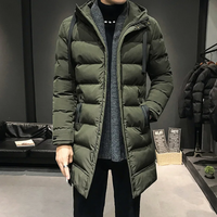 Claudius | Herren Winter Steppjacke | Daunenjacke Lange in Grün