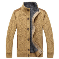 Gerhard | Herren Winter Strickjacke | Cardigan in Beige