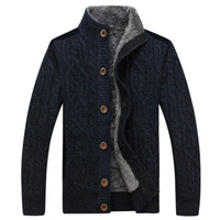Gerhard | Herren Winter Strickjacke | Cardigan in Schwarz