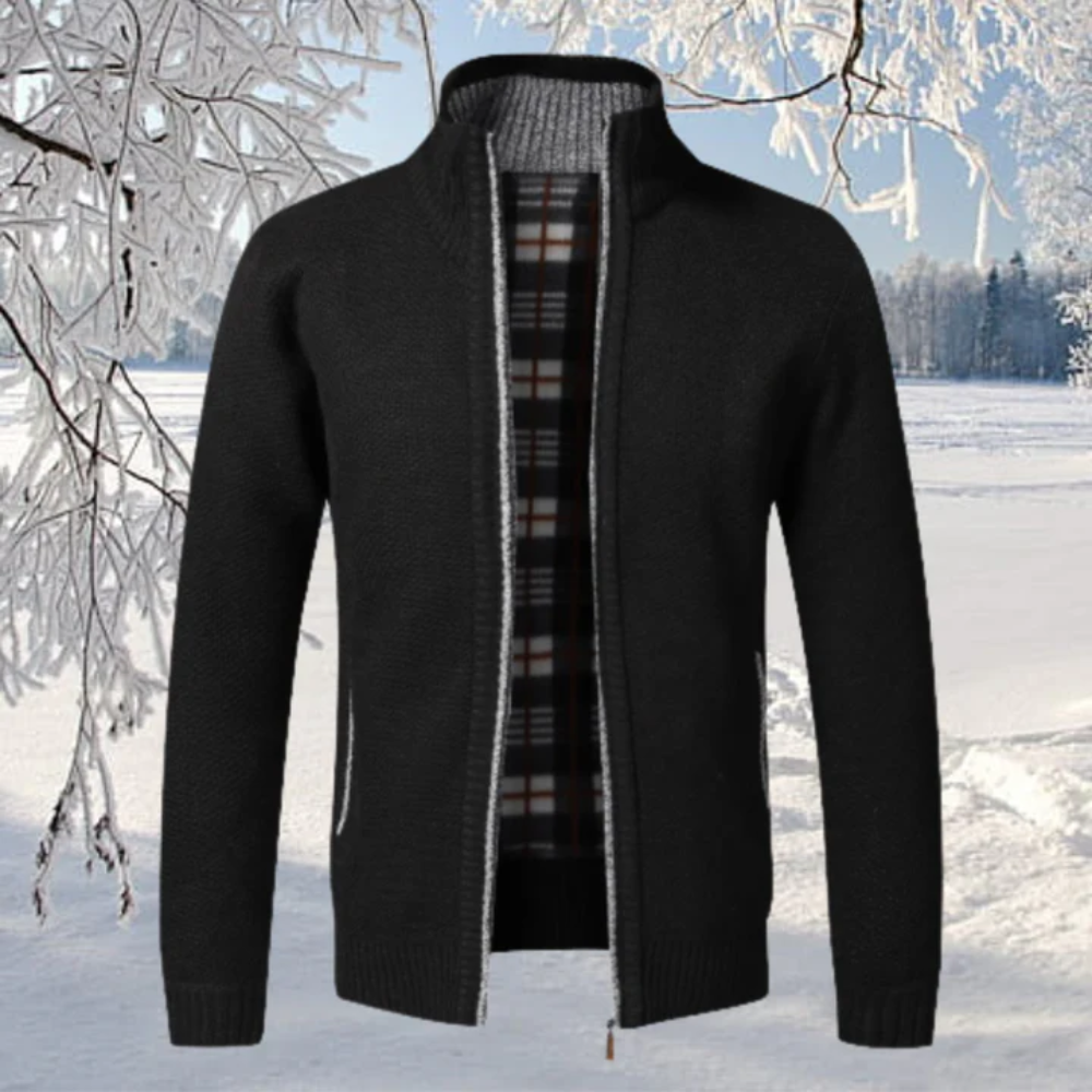 Arman | Herren Reißverschluss Strickjacke | Winter