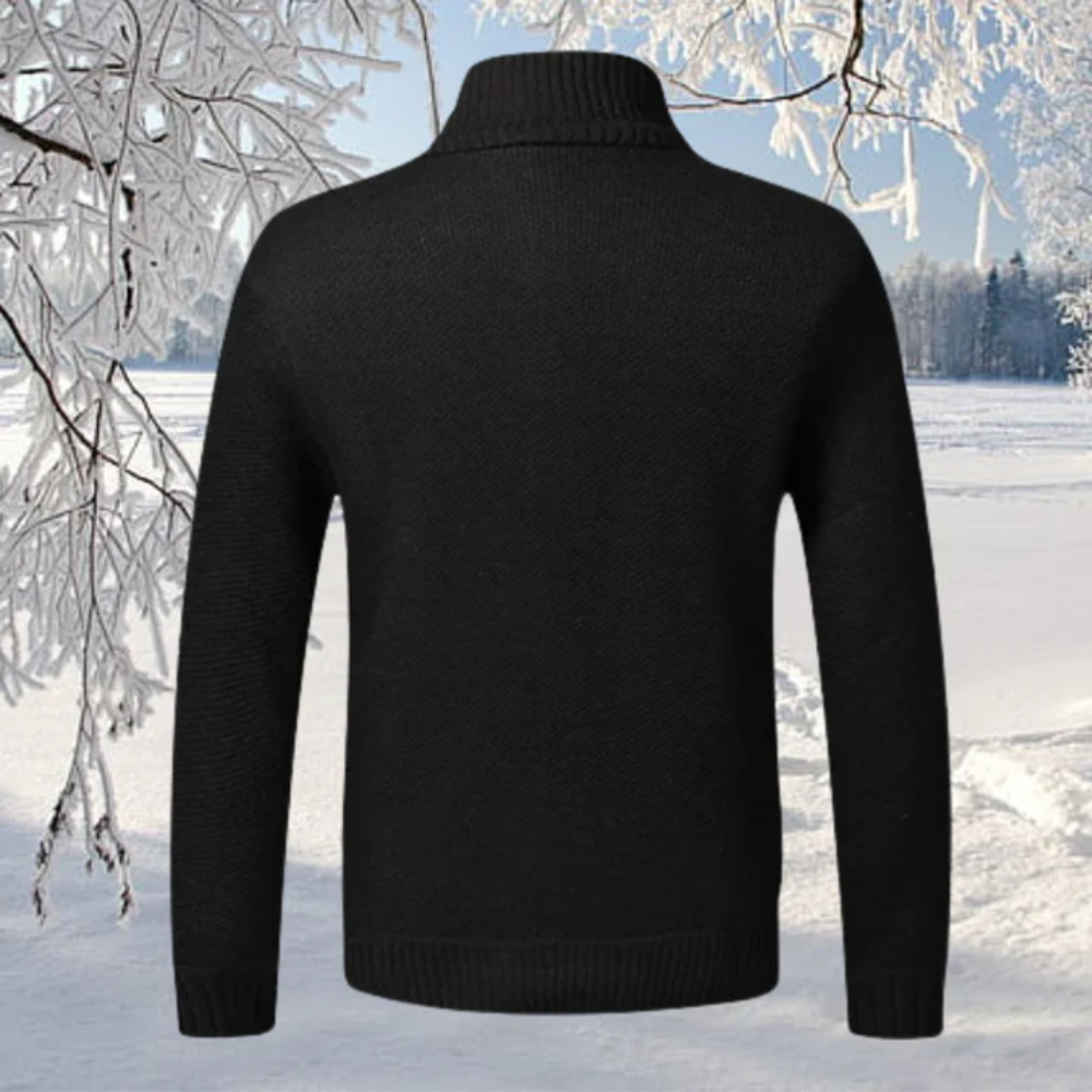 Arman | Herren Reißverschluss Strickjacke | Winter