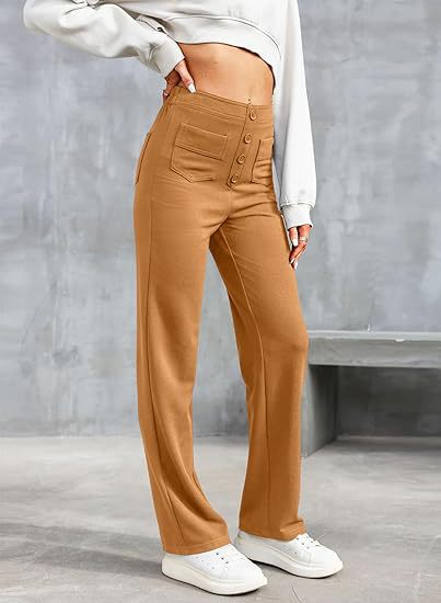 Elastische Hohe Taille Damenhose - Isabeau