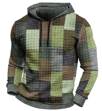 Brock | Herren Grau Hoodie | Kapuzenpullover in Dunkelgrün