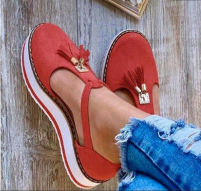 Damen Plateau-Sandalen für den Sommer mit geschlossener Spitze