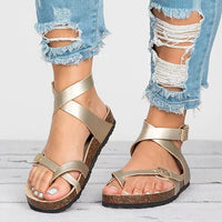 Premium Damen Sandalen - Selena in Gold