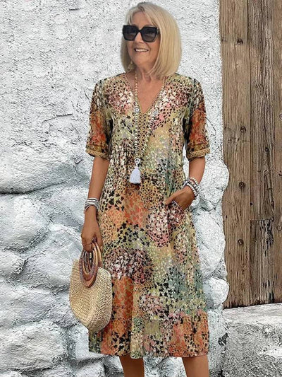 Vivid - Elegantes Baumwollkleid