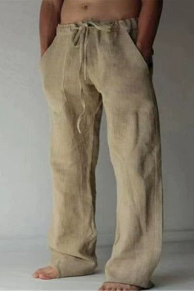 Robin - Leichte Leinenhose für Herren in Unifarben