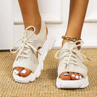 Addison | Konturiertes Fußbett Fußgewölbestütze Sandalen in Beige
