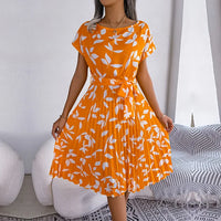 Alessia™ - Schickes Sommerkleid in Orange