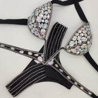 Lisbeth® | Diamant-Bikini-Set in Schwarz
