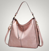 Allison | Damen Schicker Vielseitiger Leder Tasche in Rosa