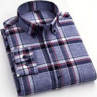 Nikolas - Elegantes Herrenshirt mit Karomuster in Grau