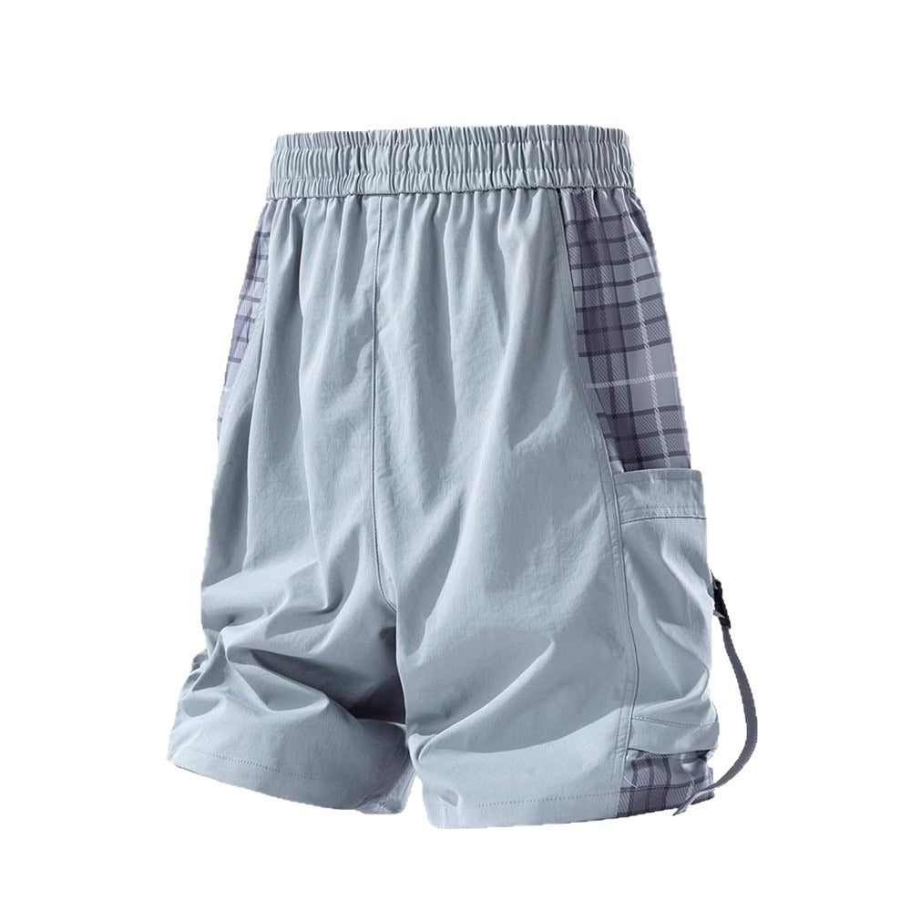 Karierte Shorts im Cargo-Stil für Männer - Daan