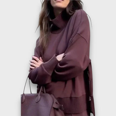 Cynora – Rollkragen-Strickset