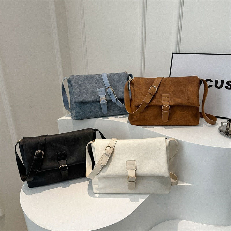 Frau Kunstleder Umhängetasche minimalistisches Design - Léa