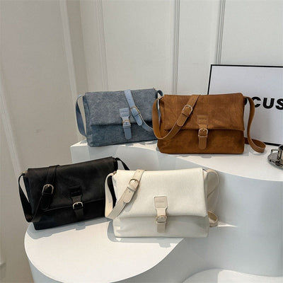 Frau Kunstleder Umhängetasche minimalistisches Design - Léa