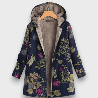 Arvienne – Fleecejacke mit Blumenmuster