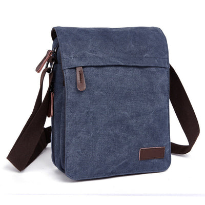 Robuste Canvas-Männer-Messenger-Tasche im urbanen Stil - Matthieu