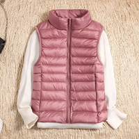 Sophie - Äußerst leichte, warme Weste in Rosa