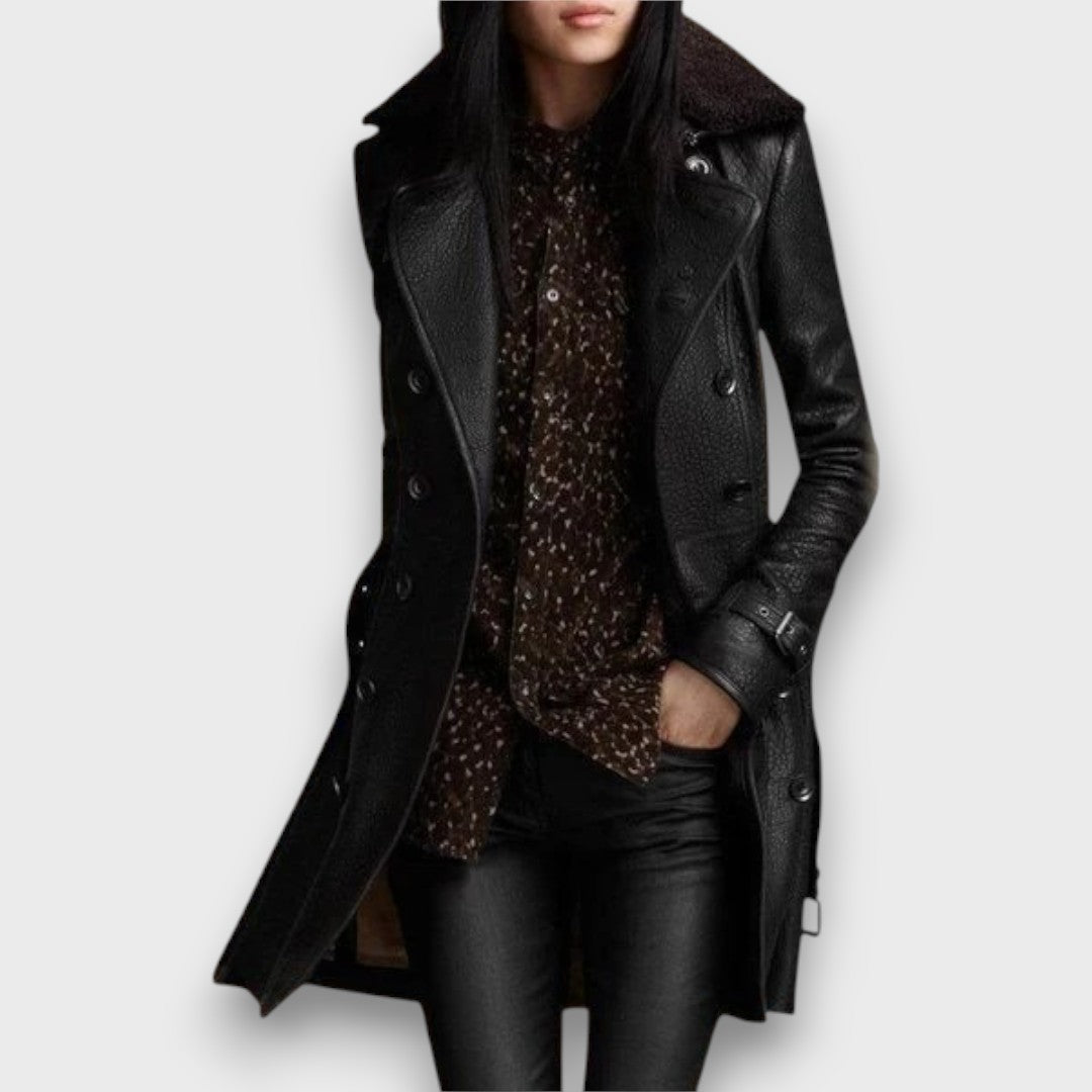 Levano – Doppelreihiger Mantel mit Kragen