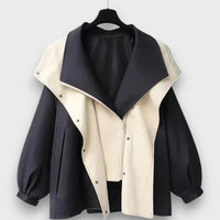 Fiorenna – Windbreaker Jacke in Schwarz