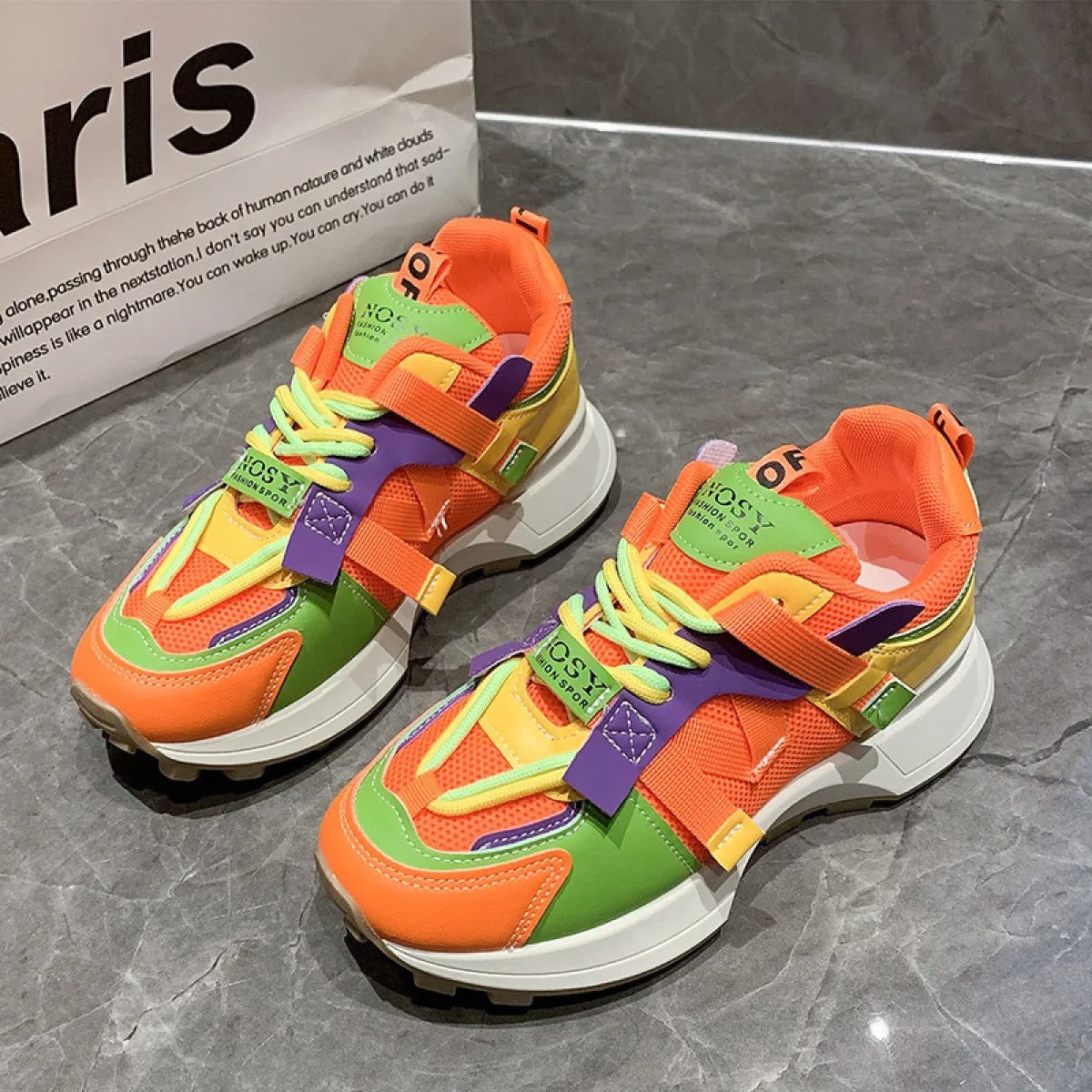 Atmungsaktive City-Turnschuhe aus Mesh für Damen - Dania