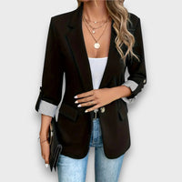Elviane – Klassischer Blazer in Schwarz